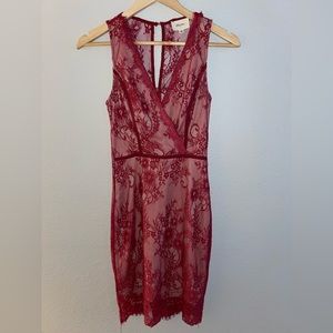 Red Lace Dress
